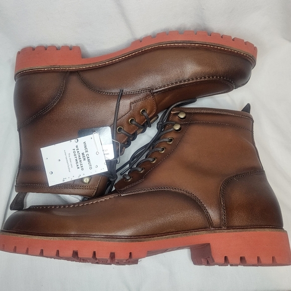 Vince Camuto Kameil Waterproof Leather Boot NWT Sz 10.5 Retail $189 Sold Out! - Picture 8 of 14